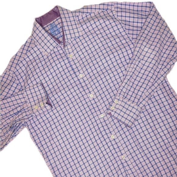 English Laundry Men’s Multi Long Sleeve Button Up Shirt Size 16 1/2 34/35 - Picture 1 of 6
